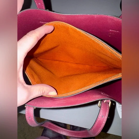 NWT Coach Mollie Women’s Tote, Small - Gold/Khaki Multi (CF334) - Picture 5 of 8